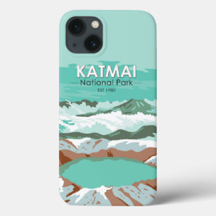 Katmai National Park Summit Crater Lake Alaska   iPhone 13 Case