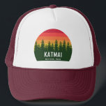 Katmai National Park Trucker Hat<br><div class="desc">Katmai National Park in Alaska protects 9, 000 years of human history and important habitat for salmon and thousands of brown bears.</div>