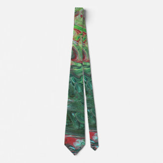 Katmandu 2 Wild Green Abstract Tie