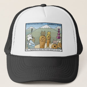 Katmandu Dogmandu Dog Vs Cat Funny Gifts & Tees Trucker Hat