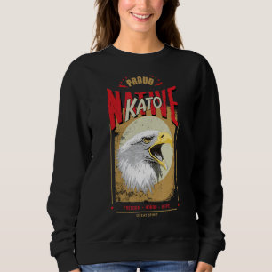 Kato Native American Eagle Spirit Vintage Honor Sweatshirt