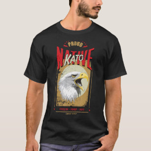 Kato Native American Eagle Spirit Vintage Honor T-Shirt