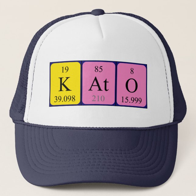 Kato periodic table name hat (Front)