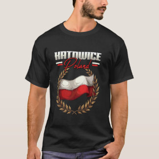 Katowice Poland Travel Polish Flag Polska T-Shirt