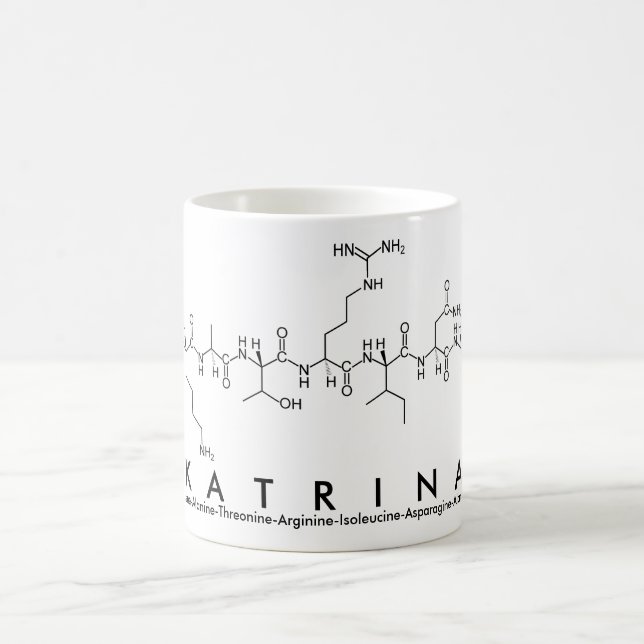 Katrina peptide name mug (Center)