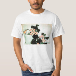 Katsushika Hokusai (葛飾北斎) - Hibiscus and S T-Shirt