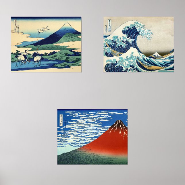 Katsushika Hokusai - 36 Views of Mount Fuji  (Front)