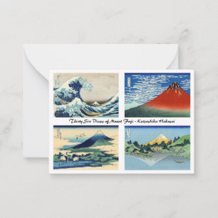 Katsushika Hokusai - 36 Views of Mount Fuji Card