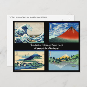 Katsushika Hokusai - 36 Views of Mount Fuji Postcard