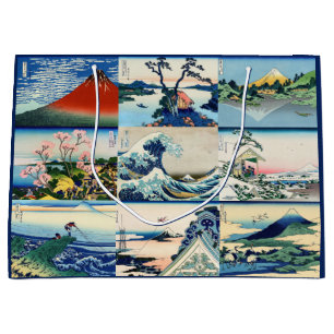 Katsushika Hokusai - 36 Views of Mt Fuji Selection Large Gift Bag