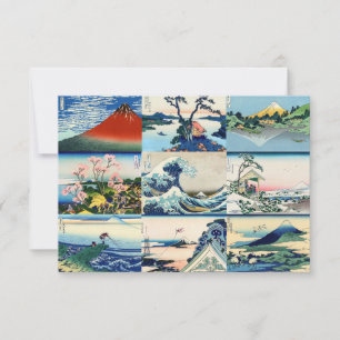 Katsushika Hokusai - 36 Views of Mt Fuji Selection Thank You Card