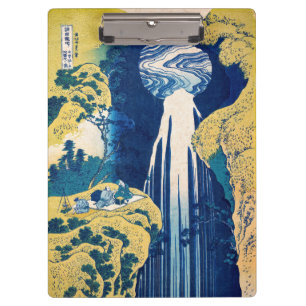 Katsushika Hokusai - Amida Falls Clipboard