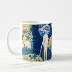 Katsushika Hokusai - Amida Falls Coffee Mug