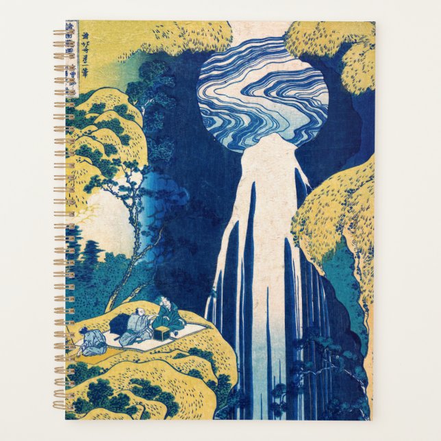 Katsushika Hokusai - Amida Falls Planner (Front)