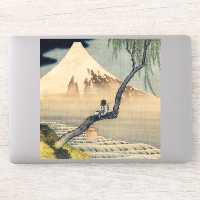 Katsushika Hokusai - Boy Viewing Mount Fuji (Computer)
