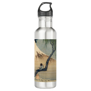 Katsushika Hokusai - Boy Viewing Mount Fuji 710 Ml Water Bottle