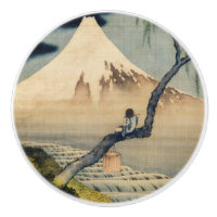 Katsushika Hokusai - Boy Viewing Mount Fuji
