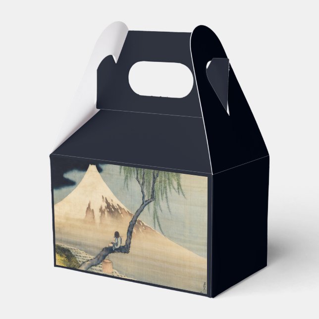 Katsushika Hokusai - Boy Viewing Mount Fuji Favour Box (Front Side)