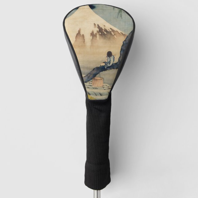 Katsushika Hokusai - Boy Viewing Mount Fuji Golf Head Cover (Front)