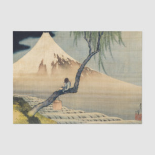 Katsushika Hokusai - Boy Viewing Mount Fuji Tissue Paper