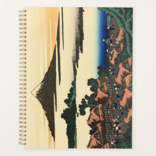 Katsushika Hokusai Dawn in Kai province Planner