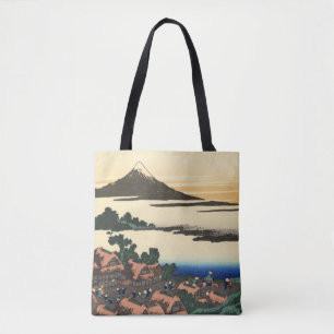 Katsushika Hokusai Dawn in Kai province Tote Bag