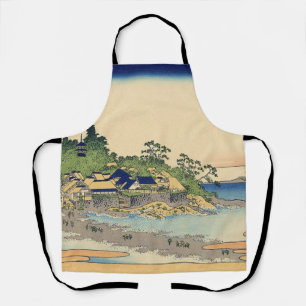 Katsushika Hokusai Enoshima in the Sagami province Apron