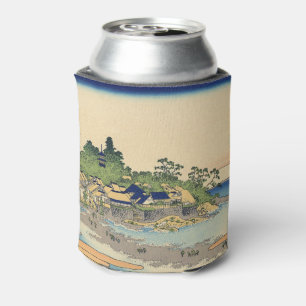 Katsushika Hokusai Enoshima in the Sagami province Can Cooler