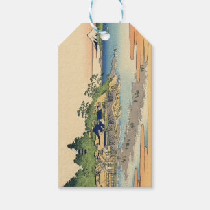 Katsushika Hokusai Enoshima in the Sagami province Gift Tags