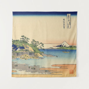 Katsushika Hokusai Enoshima in the Sagami province Tapestry