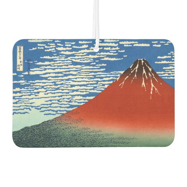 Katsushika Hokusai - Fine Wind, Clear Morning Car Air Freshener (Front)