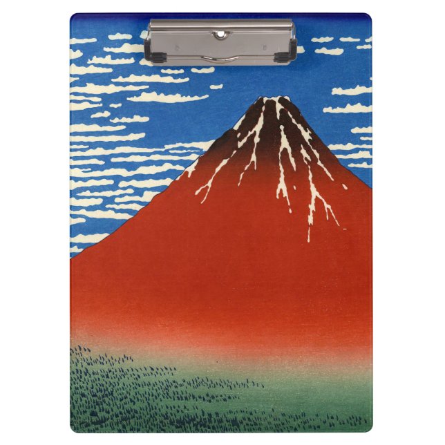 Katsushika Hokusai - Fine Wind, Clear Morning Clipboard (Front)