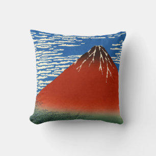 Katsushika Hokusai - Fine Wind, Clear Morning Cushion