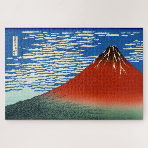 Katsushika Hokusai - Fine Wind, Clear Morning  Jigsaw Puzzle