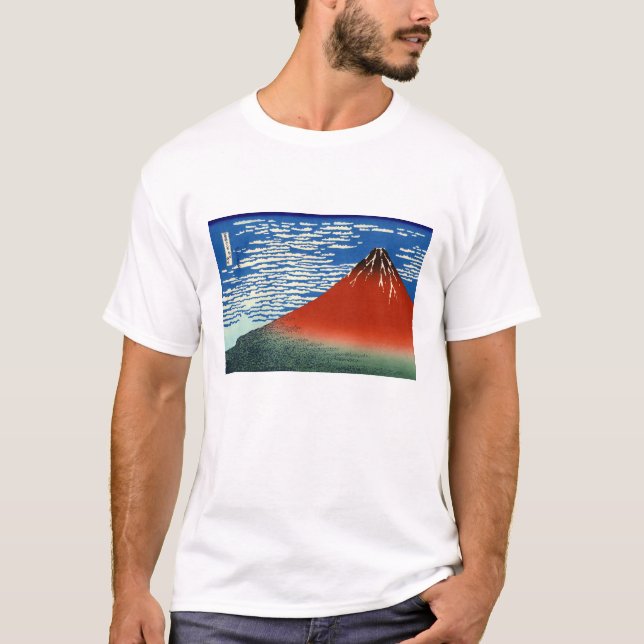 Katsushika Hokusai - Fine Wind, Clear Morning T-Shirt (Front)
