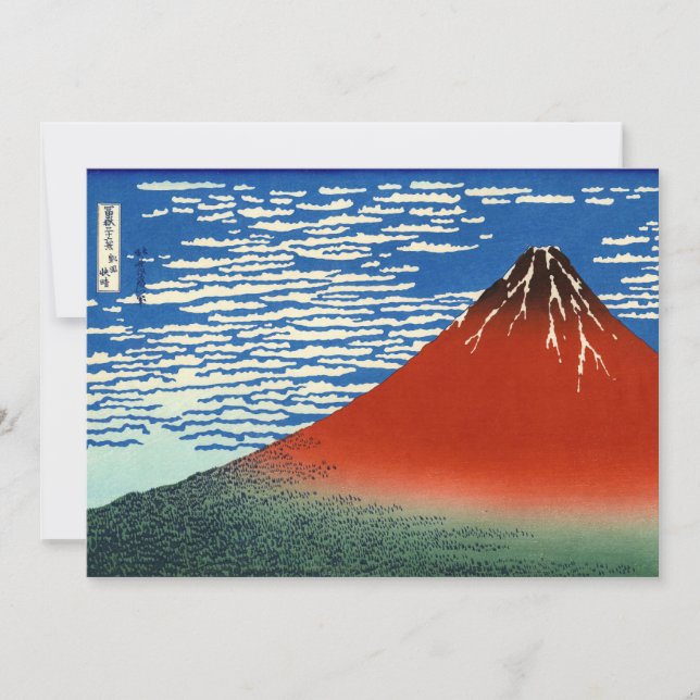 Katsushika Hokusai - Fine Wind, Clear Morning Thank You Card (Front)