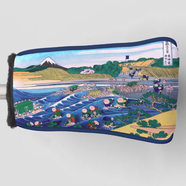 Katsushika Hokusai - Fuji from Kanaya on Tokaido Golf Head Cover (Front)
