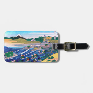 Katsushika Hokusai - Fuji from Kanaya on Tokaido Luggage Tag