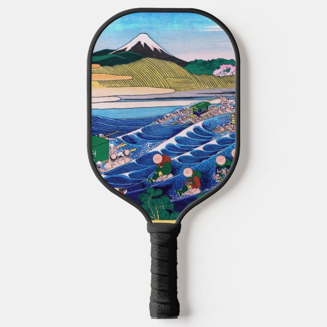 Katsushika Hokusai - Fuji from Kanaya on Tokaido Pickleball Paddle (Front)