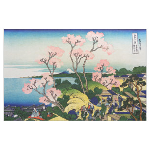 Katsushika Hokusai - Gotenyama, Tokaido, Shinagawa Fabric