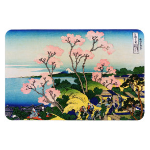 Katsushika Hokusai - Gotenyama, Tokaido, Shinagawa Magnet