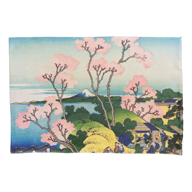 Katsushika Hokusai - Gotenyama, Tokaido, Shinagawa Pillowcase (Front)