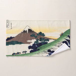 Katsushika Hokusai - Inume pass, Kai province Bath Towel Set