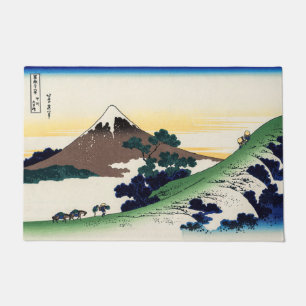 Katsushika Hokusai - Inume pass, Kai province Doormat