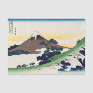 Katsushika Hokusai - Inume pass, Kai province Tissue Paper