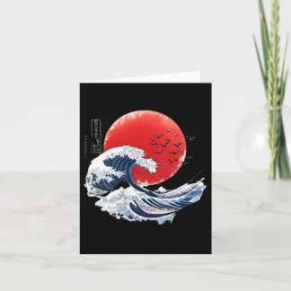 Katsushika Hokusai Japanese Great Wave Men Women K Card