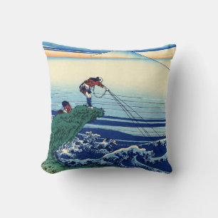 Katsushika Hokusai - Kajikazawa in Kai province Cushion