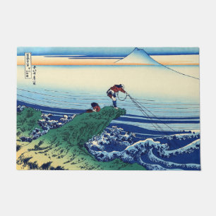 Katsushika Hokusai - Kajikazawa in Kai province Doormat