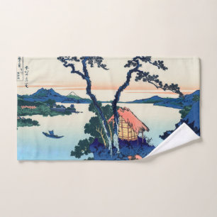Katsushika Hokusai - Lake Suwa in Shinano province Bath Towel Set