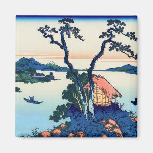 Katsushika Hokusai - Lake Suwa in Shinano province Magnet
